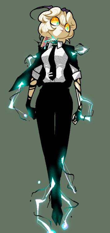 discommunicator:Lightning Witch in suit