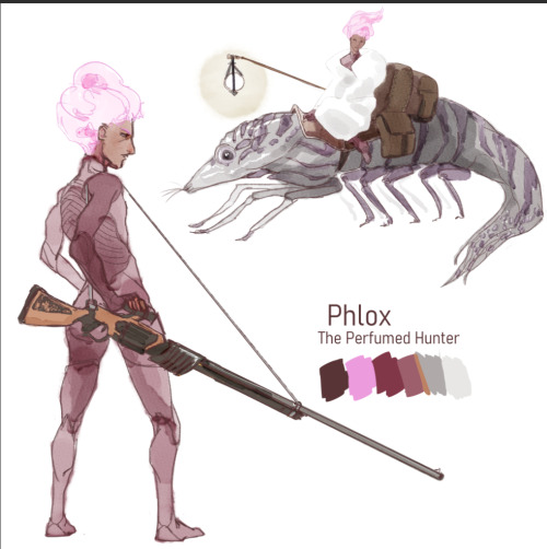  One of my Numenera NPCs, Phlox The Perfumed Hunter 