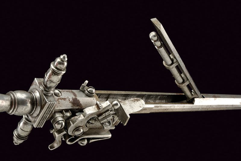 art-of-swords:  Combination Dagger with Flintlock Gun Dated: 19th century Culture: