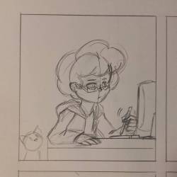 I’m working on a short comic based