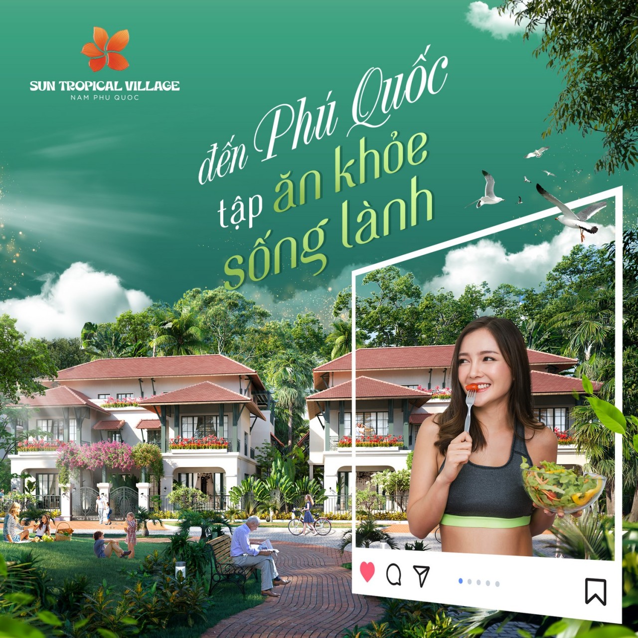 Sun Tropical Village Phu Quoc -Khám phá tiện ích công viên Wellness Bãi Kem độc đáo