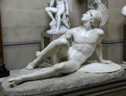 hadrian6:  The Wounded Achilles. 1825.Filippo Albacini. Italian 1777-1858. marble. Chatsworth House.http://hadrian6.tumblr.com