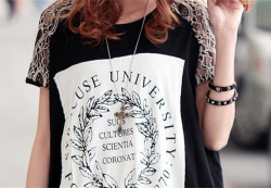 tbdressfashion:  Letters T-shirts