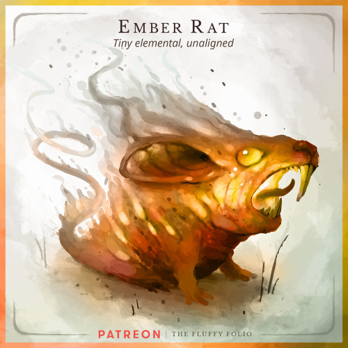 Ember Rat – Tiny elemental, unaligned“Some people have a great love for their pets. Checkers was ver