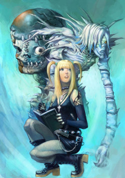 pantyhosedcharacters:  Misa Amane - Death Note Fanart by: cuson 