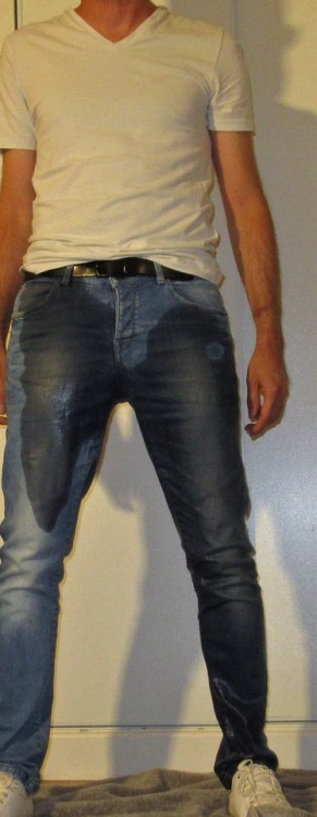 Porn Pics caleconmouille:I totally soaked my jeans