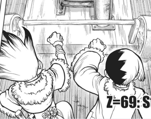 *thinks About How Gen Is Always Next To Senku Bc He Wants To Win Him Over And He Wants Senku To Like