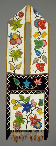 slam-african: Bandolier Bag, Anishinaabe, c.1920, Saint Louis Art Museum: Arts of Africa, Oceania, a