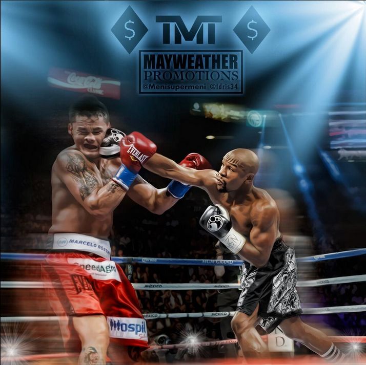 theboxingchannel:  It´s Official +Floyd Mayweather will face #marcosmaidana Saturday