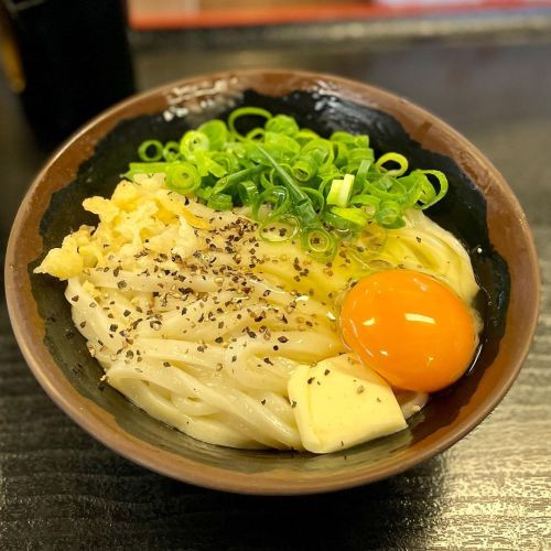 釜バター 手打十段うどん バカ一代 香川県高松市 #釜バター #釜バターうどん #うどん #讃岐うどん #手打十段うどんバカ一代 #うどん県 #香川県 #高松市 (手打十段 うどんバカ一代) http