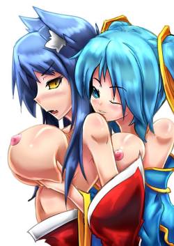 Ahri and Sona