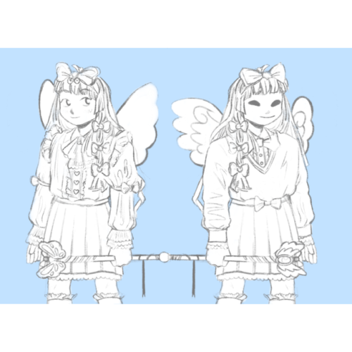 magical girls alluka + nanika