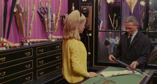 danieldaystreep:The sets of  The Umbrellas of Cherbourg (1964)