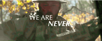 imgoingtocallyoufern:  We will never quit. We will persevere and thrive on adversity.