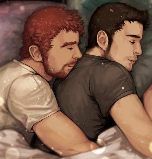 dchipz:  Here ya go! Mark n Brad :) by @RumzRumz 