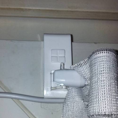 I Gave Up On Adhesive #clips For My #curtain In The Living Room After They Fell Off A Couple Of Times.