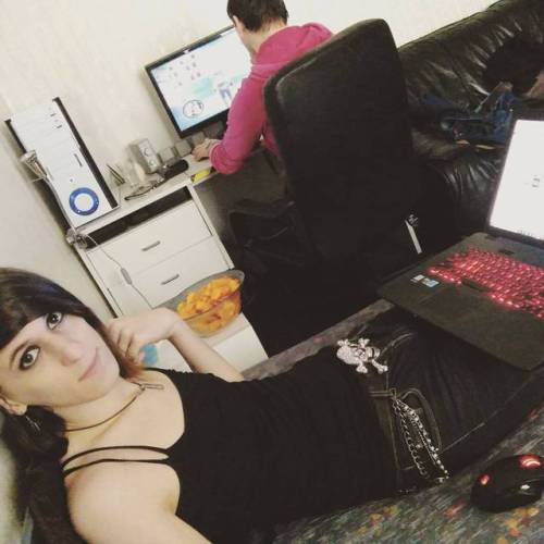 Gaming ^_^ #emogurl #emo #emogirl #emotrap #trap #trans #transgirl #transsexual #shemale #gothgirl #goth #alternative #sexy #cute #ts #gamer #gamergurl #gamergirl