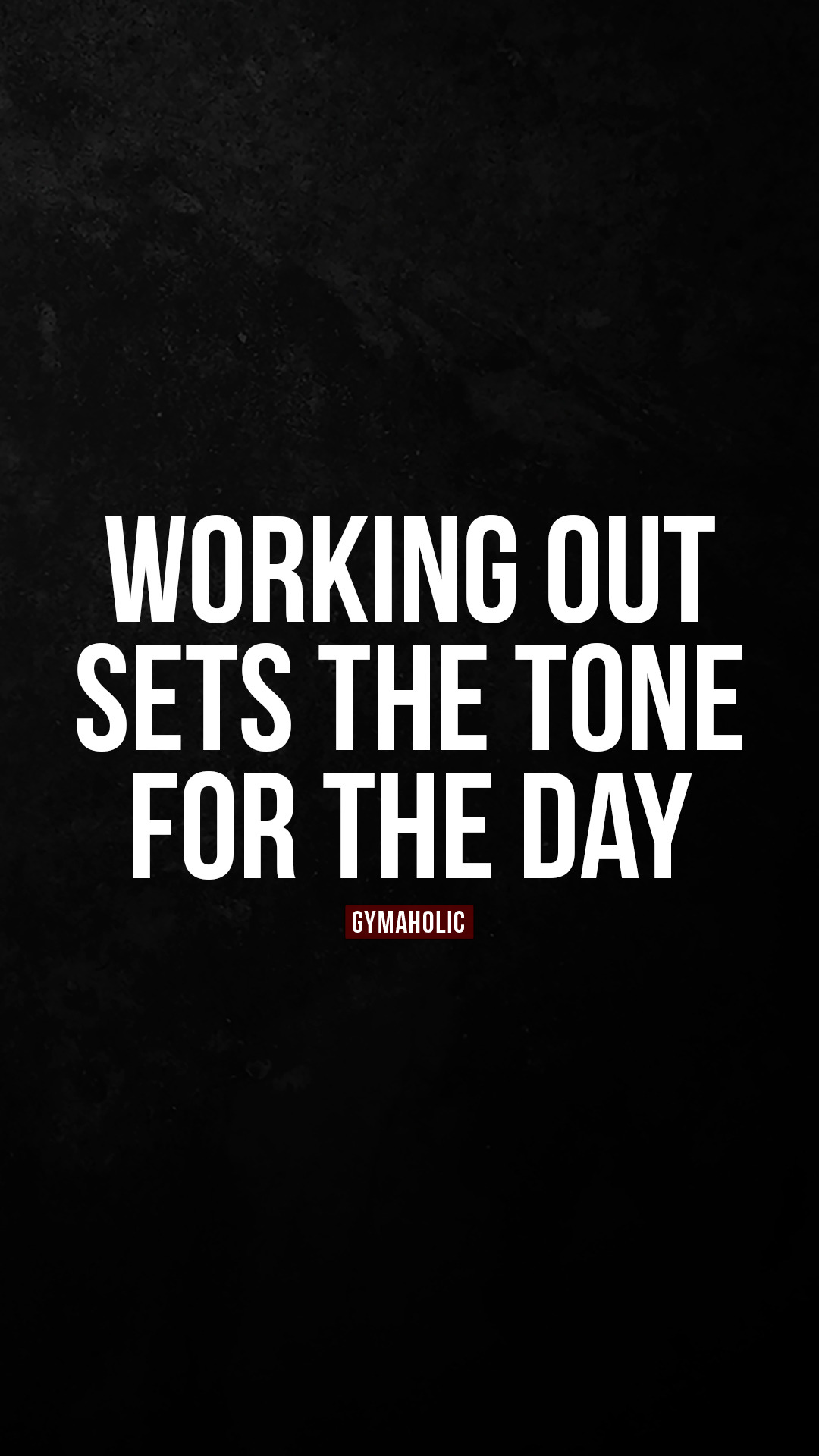 Working out sets the tone for the day