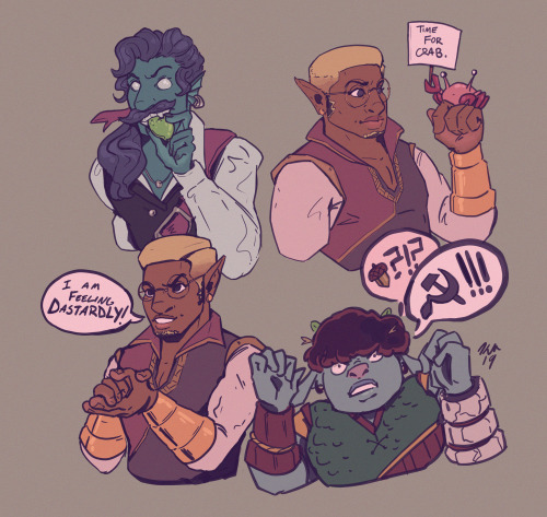 dramatic-audio: voltaical-art: some Taz Grad episode 2 doodles [ID: a series of drawings of the TAZ 