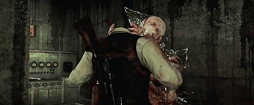 evilwvergil:  The Evil Within: Headless Glitch - Headless Cop  ༼ つ ◕_◕ ༽つ Get your head lopped off and keep playing with a bloody, spurting stump like nothing had happened..  