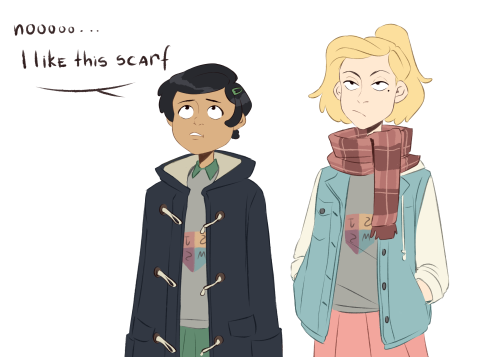 cutetanuki-chan: scarf wasn’t saved cause I wanted to draw some marcanne 