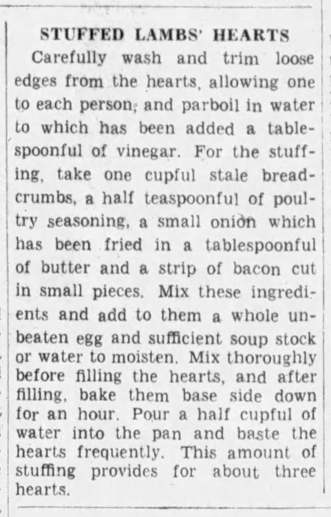 Recipe Wednesday #46Happy Recipe Wednesday!These are real early-20th century recipes, taken from the