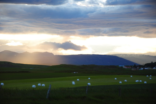 It never actually gets dark during the Icelandic summer so this is the closest to a ‘sunset&rs