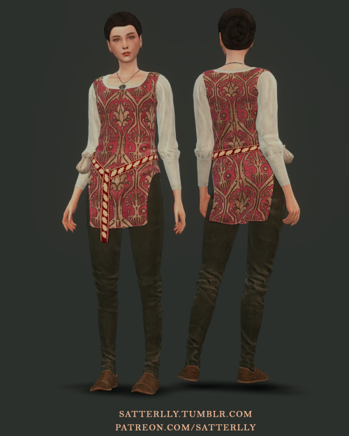 satterlly: A Plague Tale: Innocence - Amicia outfitNew meshCostume + Pendant1 colorAdult onlyFemale 