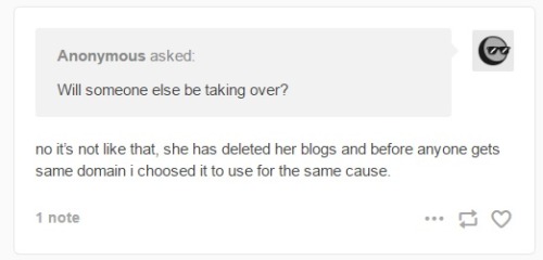 I don’t know who is behind largelabiaproject.org right now, but what the owner is saying isn’t the truth. An anonymous follower asked if anyone else will be taking over the blog, and the new owner answered she just choosed the same domain before someone
