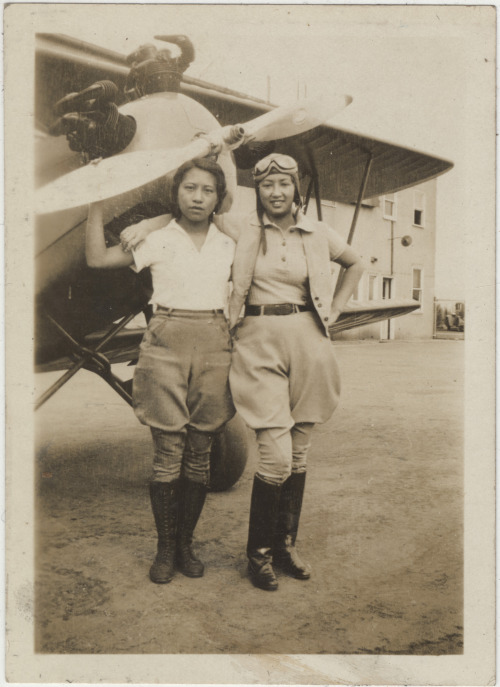 indypendent-thinking:1932, Chinese-American pilots Hazel Ying Lee and Virginia Wong (via You May Not