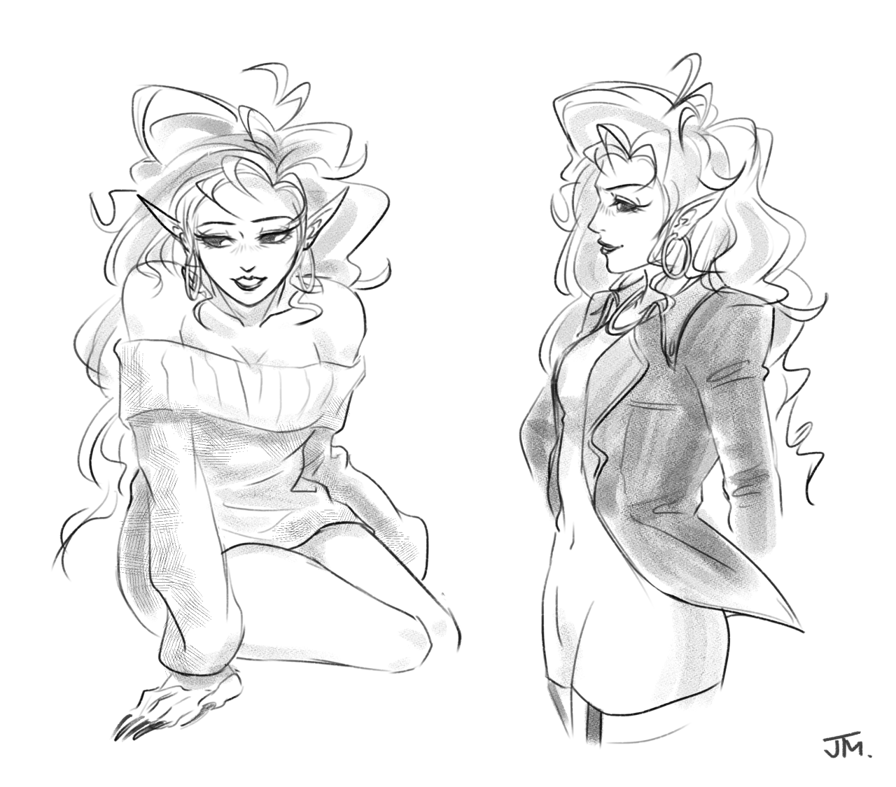 JMars — Mommy Long Legs sketches!! 🕸️❤️ She is actually