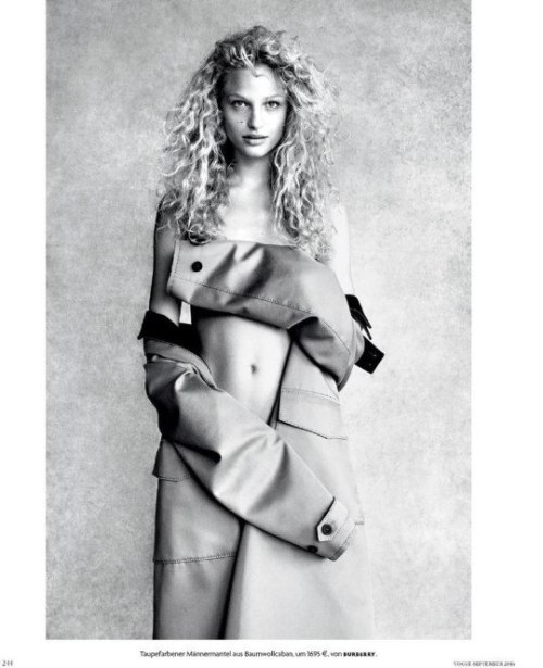 VOGUE Germany“Big Chic” feat. Frederikke Sofie by Patrick Demarchelier w/ styling from Sarajane Hoar