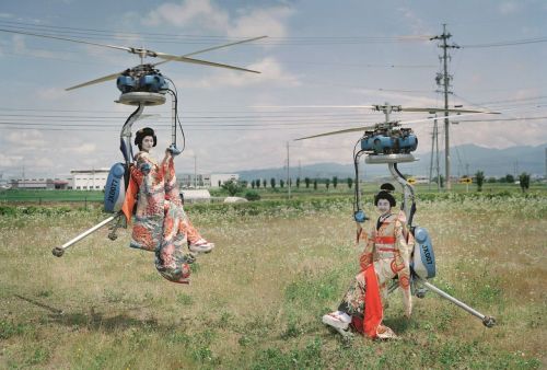 anthos11:Flying Geishas - Nagano Prefecture - Japan by Tim Walker