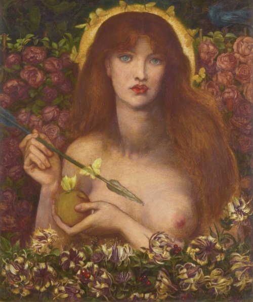 the-evil-clergyman:  Venus Verticordia by Dante Gabriel Rossetti (1868)