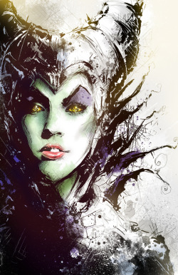 ex0skeletal:  Maleficent by Vincent Vernacatola 