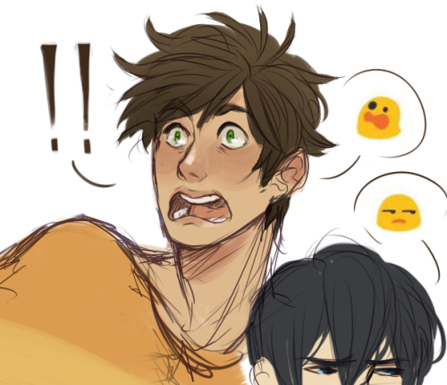 doodlesfromthebird:  Doodles from the new Free!69minute prompts!  [ Emoji, Umbrella, Flowers, Food/service, Different hair length ] 