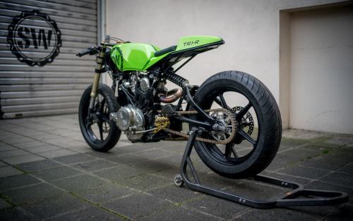 &lsquo;TR-1&rsquo; Yamaha by Schlachtwerk. Photography by Marc Holstein. via CAFE RACER.More bikes h