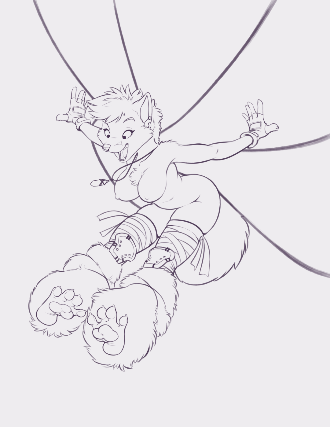 kalaharifox:Here’s some more of those deliberately looser, more expressive lines
