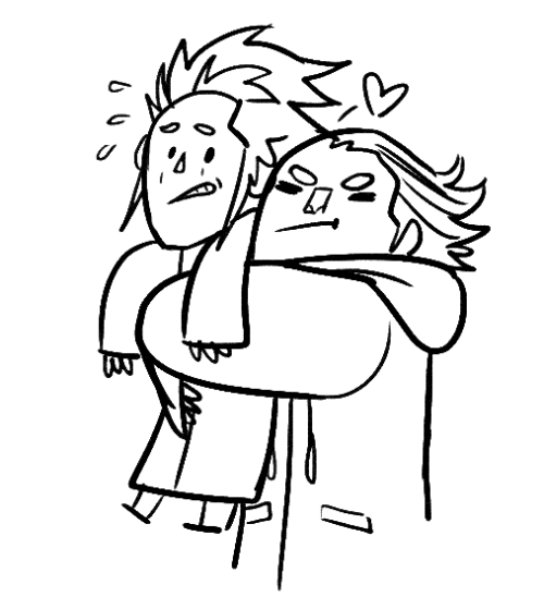 ask-the-stalwart-puzzler: I really wanted to draw Lex hugs today.I think EVERYONE deserves a big buf