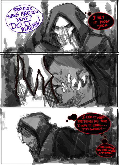 erdorasart:  Reaper76 Week - Day 7- “Cover me” - Comfort/Fluff (I really wanted to draw 100% fluff but instead of that I drew angsty comic with happy ending xD I’m terrible at fluff tbh! I shouldn’t probably post it as “Cover me” day but