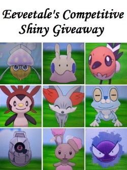 Eeveetale:  Eeveetale’s Competitive Shiny Giveaway! I’ve Been Breeding A Lot