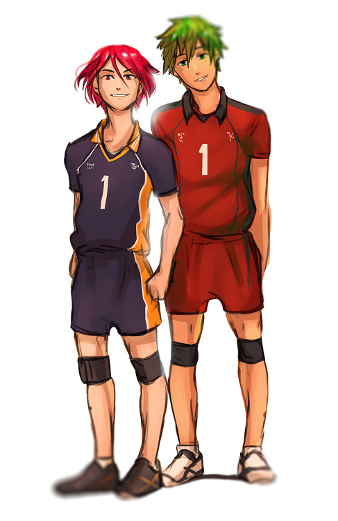 urumiya:makorin week, day 5: Different sport. y’all saw it coming. team moms &lt;3