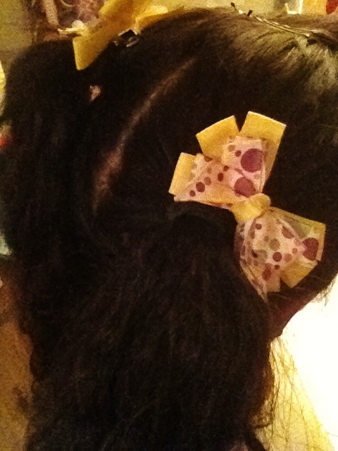 I love my bows in my Pigtails :3 Love It!!!