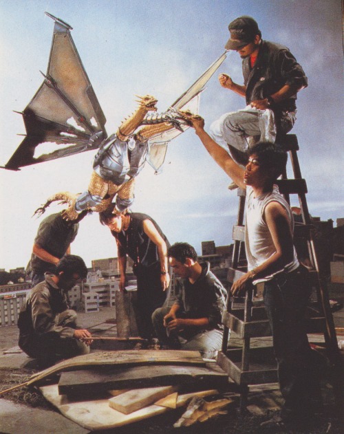 tfisher88:  Godzilla vs. King Ghidorah (1991): Behind the scenes.