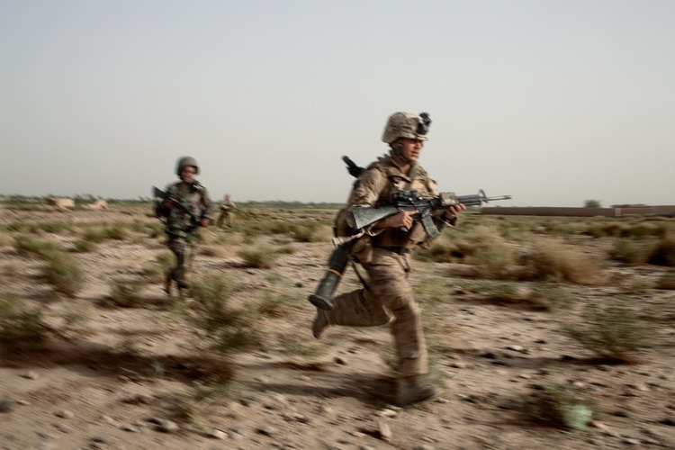 itstactical:  US Marines serving in Afghanistan’s Marja District, Helmand Province.