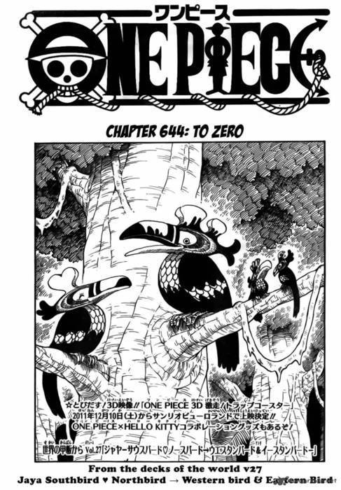 Population Go Manga Review One Piece 644 645