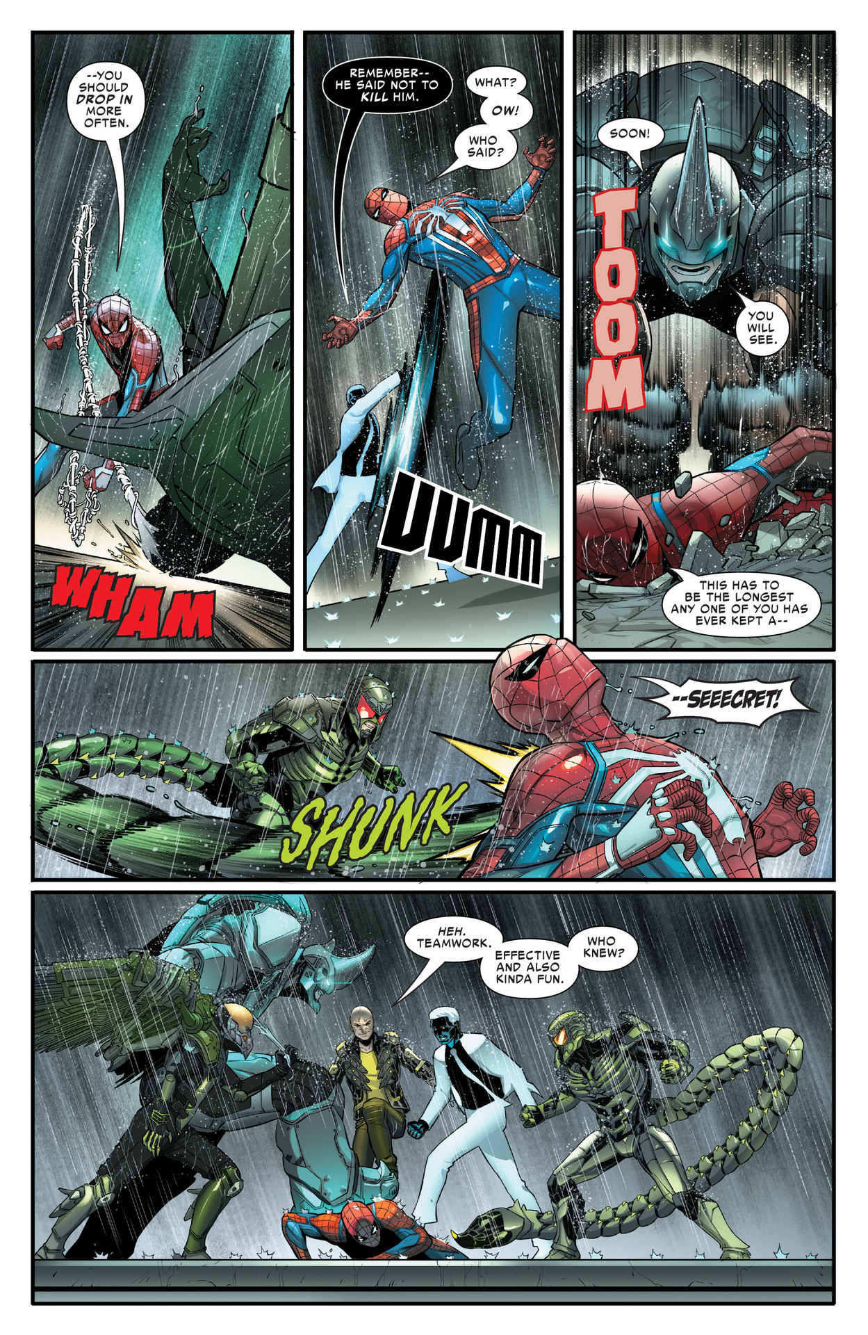sinister six marvel spider man ps4