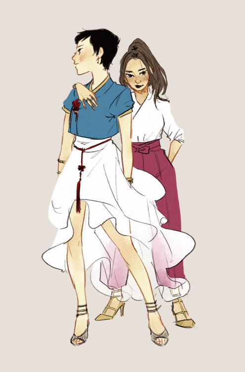 prom-knight: modern hanbok style 