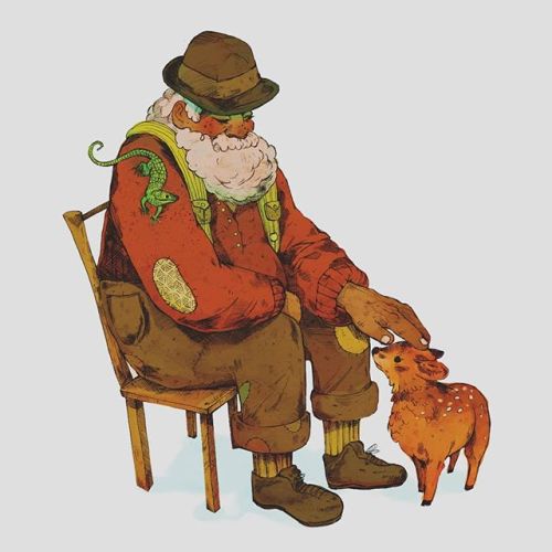 Old mountain man ⭐ . . . . #drawing #illustration #characterdesign #art #instart — view on Instagram