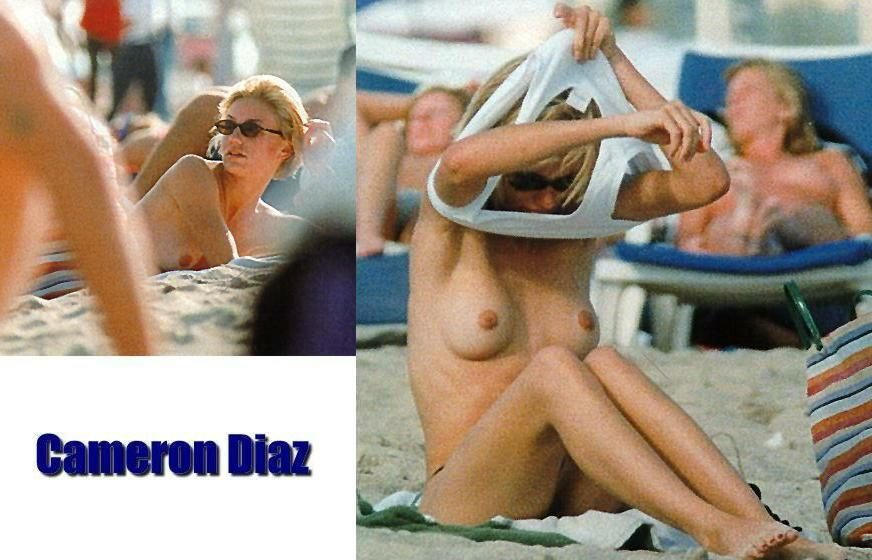 toplessbeachcelebs:Cameron DiazÂ swimming topless in St. Bartâ€™s (July 1998)
